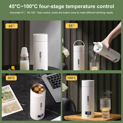 300W 500ml Electric Heating Water Cup Smart Boiling Kettle Temperature Control Kettle, Spec: SUS316 EU Plug - Vacuum Thermoses & Cups by buy2fix | Online Shopping UK | buy2fix