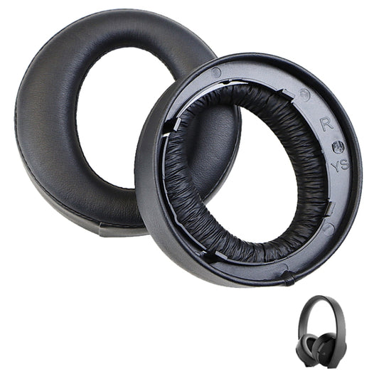 For Sony CECHYA-0080 Black  2pcs Headphone Sponge Cover Earmuffs Headset Case - Earmuff & Pad by buy2fix | Online Shopping UK | buy2fix