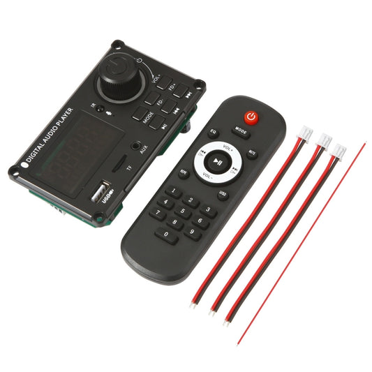 100W 12V TPA3116 Color Screen Power Amplifier Bluetooth Decoder Board With Recording Call(Silicone Remote Control) - Car MP3 & MP4 & MP5 by buy2fix | Online Shopping UK | buy2fix