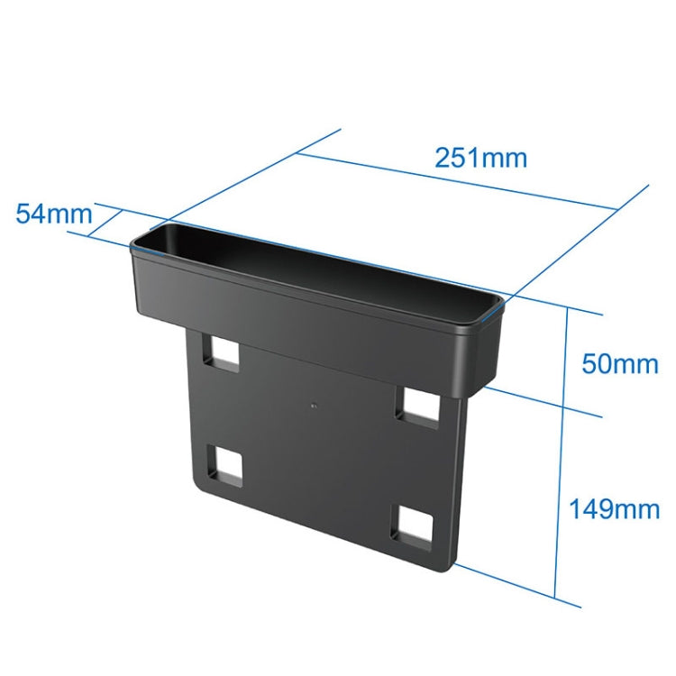 SHUNWEI SD-1513 Car Seat Seam Storage Box Mobile Phone Standing Storage Supplies In Car(Black) - Stowing Tidying by SHUNWEI | Online Shopping UK | buy2fix