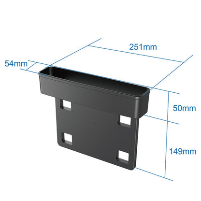 SHUNWEI SD-1513 Car Seat Seam Storage Box Mobile Phone Standing Storage Supplies In Car(Black) - Stowing Tidying by SHUNWEI | Online Shopping UK | buy2fix