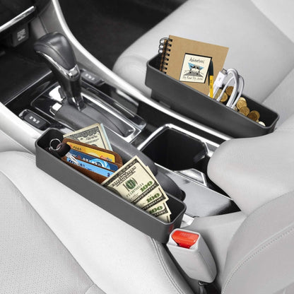 SHUNWEI SD-1513 Car Seat Seam Storage Box Mobile Phone Standing Storage Supplies In Car(Black) - Stowing Tidying by SHUNWEI | Online Shopping UK | buy2fix