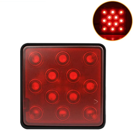 Automotive LED Trailer Lights Universal Rear Brake Lights, Color: Red Shell 12 Lights - Warning Lights by buy2fix | Online Shopping UK | buy2fix