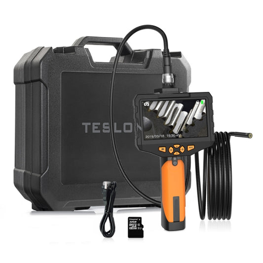 Teslong NTS300 5.5mm-3M  Dual Lens Waterproof 5 Inch HD Industrial Borescope Auto Repair Tools -  by TESLONG | Online Shopping UK | buy2fix