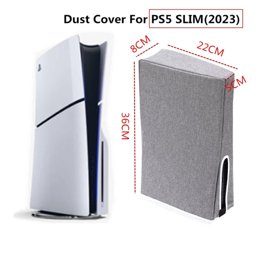 For PS5 Slim Disc & Digital Host Dust Cover Protective  Case, Style: Vertical Gray - Cases by buy2fix | Online Shopping UK | buy2fix