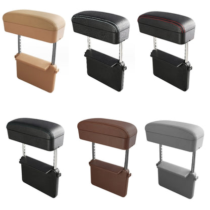 Car Wireless Charging Armrest Box Multifunctional Seat Crack Storage Box, Color: Beige by buy2fix