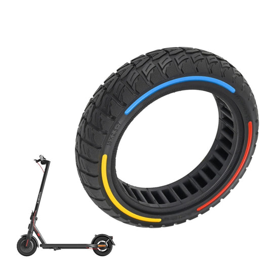 10 x 2.5-7 Inch Colorful Flick Off-Road Honeycomb Tires For Xiaomi Scooter 4 / 4 Pro(Tricolor) - Accessories & Parts by buy2fix | Online Shopping UK | buy2fix