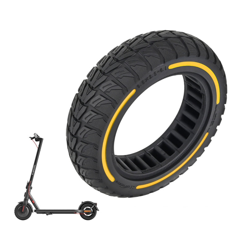 10 x 2.5-7 Inch Colorful Flick Off-Road Honeycomb Tires For Xiaomi Scooter 4 / 4 Pro(Yellow) - Accessories & Parts by buy2fix | Online Shopping UK | buy2fix