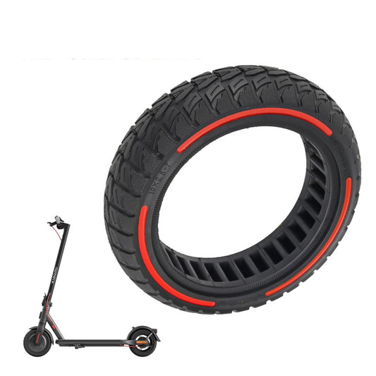 10 x 2.5-7 Inch Colorful Flick Off-Road Honeycomb Tires For Xiaomi Scooter 4 / 4 Pro(Red) - Accessories & Parts by buy2fix | Online Shopping UK | buy2fix