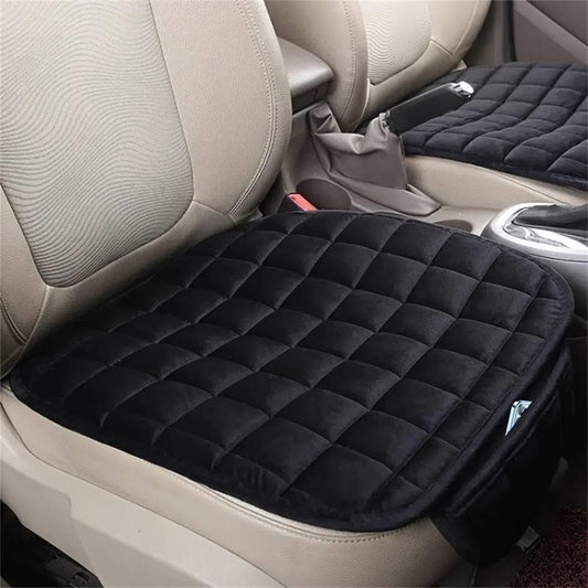 Car Winter Backless Plush Non-slip Non-binding Seat Cushion, Color: Front Row Black by buy2fix