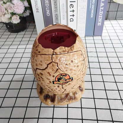 16.6 x 15.8 x 26cm Fingerprint Dinosaur Egg Password Money Bank Kids Toys Gifts Tyrannosaurus Rex Savings Jar(Beige) - Piggy Banks by buy2fix | Online Shopping UK | buy2fix