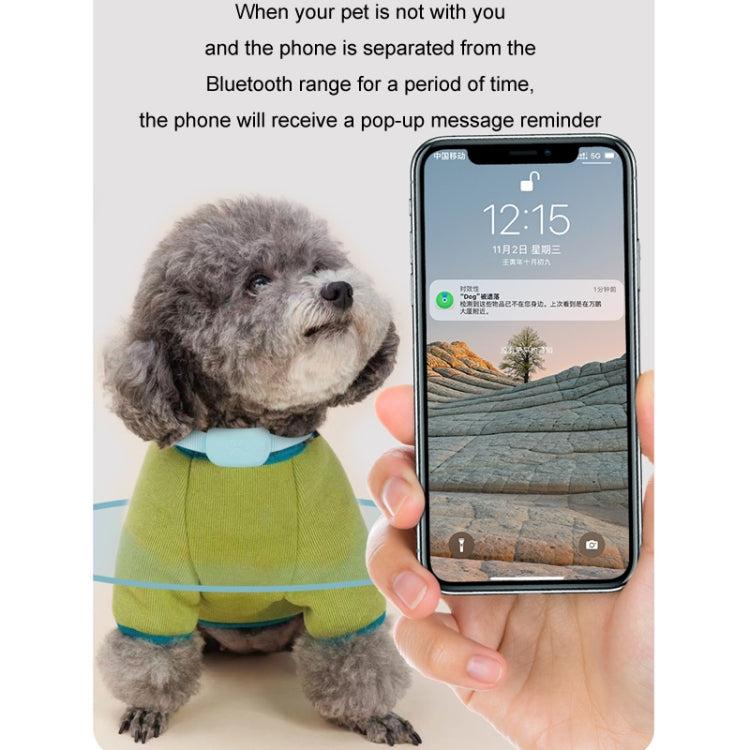 Mfi Certified Smart Pet Locator Protective Cover Silicone Collar(Pink) - Pet Tracker by buy2fix | Online Shopping UK | buy2fix