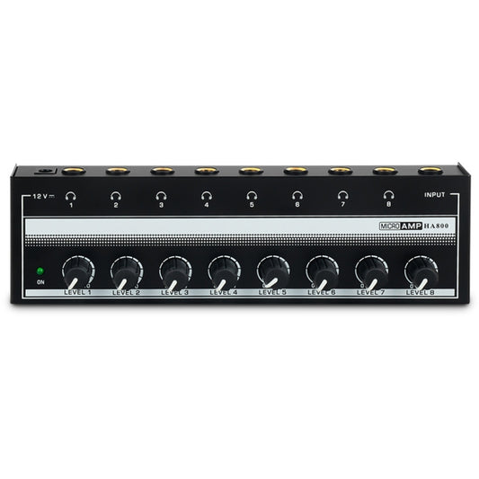 8-Channel Monitoring Multi-Channel Headphone Amplifier For Recording Studio, US Plug -  by buy2fix | Online Shopping UK | buy2fix