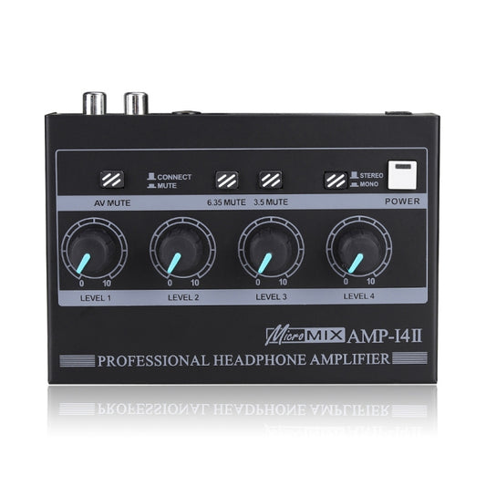 Mini HIFI 8-channel Monitoring Portable Headphone Amplifier Distributor(US Plug) -  by buy2fix | Online Shopping UK | buy2fix