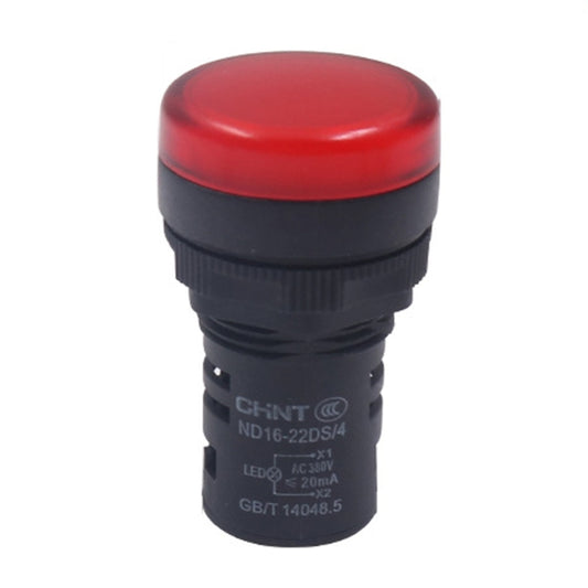 CHINT ND16-22DS LED Signal Light Power AD Indicator Lights, Model: 220V (Red) - Resistor / Diodes by CHINT | Online Shopping UK | buy2fix