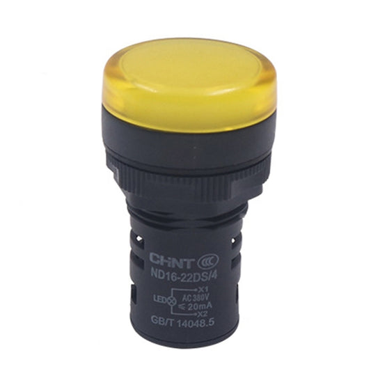 CHINT ND16-22DS LED Signal Light Power AD Indicator Lights, Model: 220V (Yellow) - Resistor / Diodes by CHINT | Online Shopping UK | buy2fix