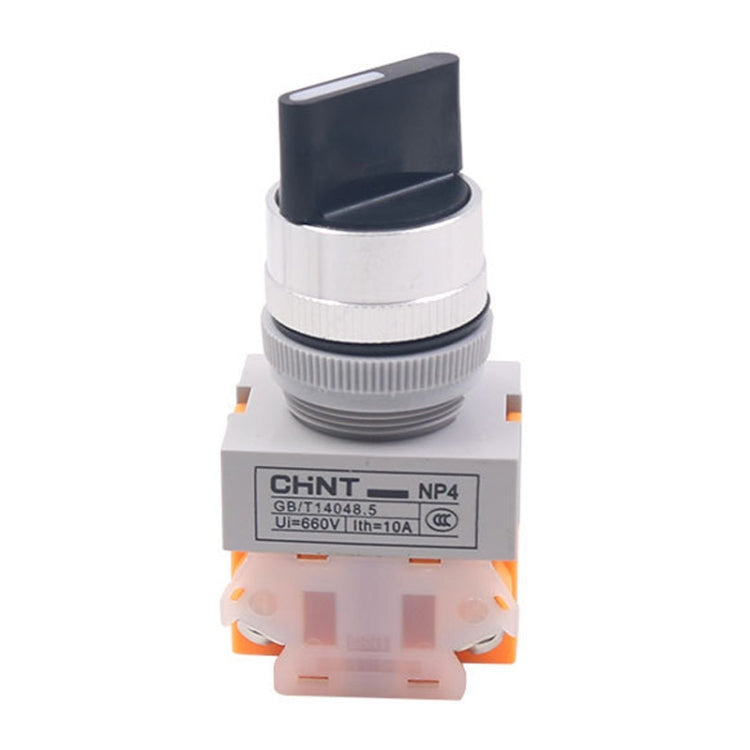 CHNT NP4-20X/31 Rotary Button 3-Position Self-Locking Transfer Switch Contacts 2 Normally Open - Car Switches by CHNT | Online Shopping UK | buy2fix