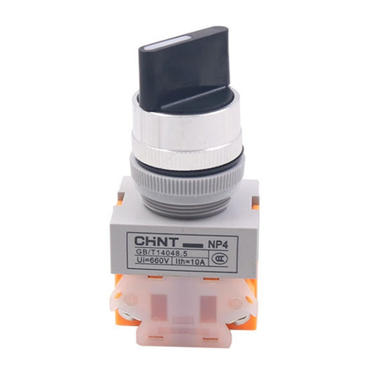 CHNT NP4-20X/31 Rotary Button 3-Position Self-Locking Transfer Switch Contacts 2 Normally Open - Car Switches by CHNT | Online Shopping UK | buy2fix