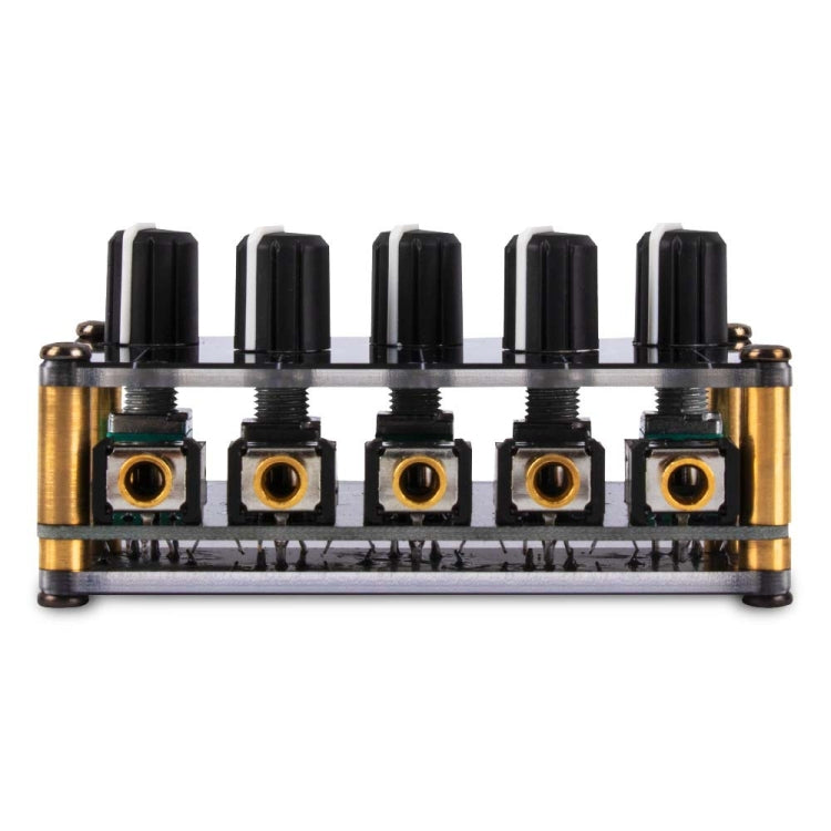 Portable 4-Way Stereo Line Passive Mixer Console(TX400) - Live Sound Effects Processors by buy2fix | Online Shopping UK | buy2fix