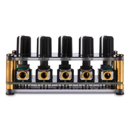 Portable 4-Way Stereo Line Passive Mixer Console(TX400) - Live Sound Effects Processors by buy2fix | Online Shopping UK | buy2fix