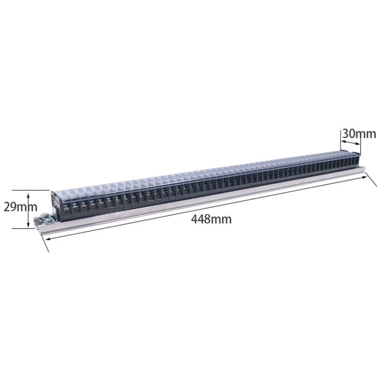 CHINT TD-1550 Terminal Block Rail Type Wiring Block Paralleling Wires Wire Connector - Booster Cable & Clip by CHNT | Online Shopping UK | buy2fix