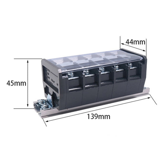 CHINT TD-605 Terminal Block Rail Type Wiring Block Paralleling Wires Wire Connector - Booster Cable & Clip by CHNT | Online Shopping UK | buy2fix