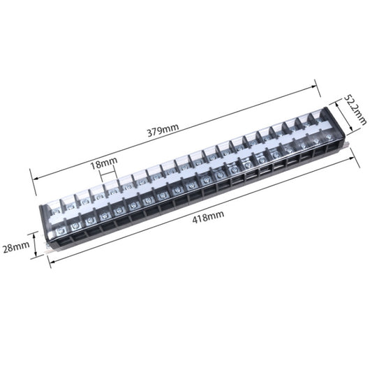 CHINT TD-6020 Terminal Block Rail Type Wiring Block Paralleling Wires Wire Connector - Booster Cable & Clip by CHNT | Online Shopping UK | buy2fix