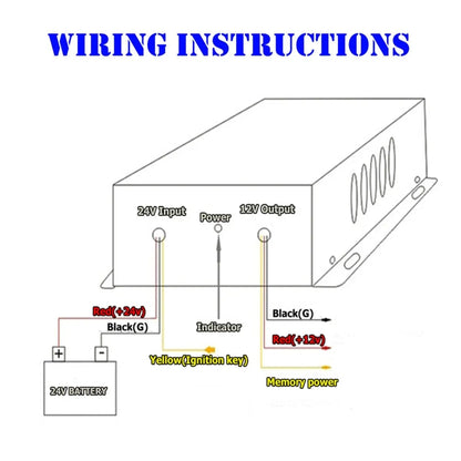 Car Audio Subwoofer Modification Cigarette Lighter Plug Power Converter Buck, Model: 24V-12V 10A - Step-down Transformer by buy2fix | Online Shopping UK | buy2fix