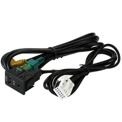 For Magotan New Touran Modified VW CD Player RCD510/310+/300+USB Switch Base+Wiring Harness(1.5m) - Car Switches by buy2fix | Online Shopping UK | buy2fix