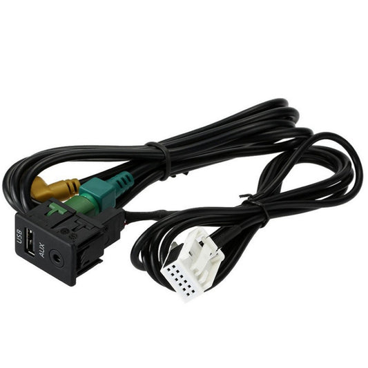 For Magotan New Touran Modified VW CD Player RCD510/310+/300+USB Switch Base+Wiring Harness(1.5m) - Car Switches by buy2fix | Online Shopping UK | buy2fix