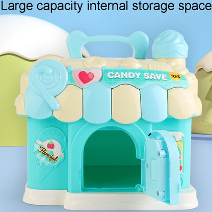 18 x 15 x 16.5cm Candy House Childrens Cartoon Coin Bank Small House Savings Jar Toys(Pink) - Piggy Banks by buy2fix | Online Shopping UK | buy2fix