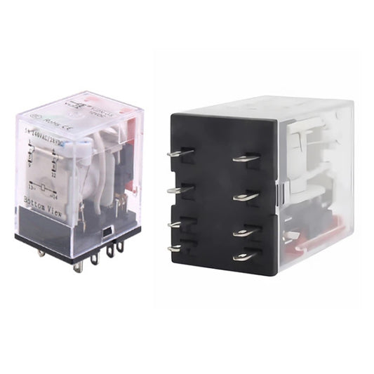 YIJIA YJ2N-GS 8-Pin 2 Way Small Electromagnetic Relay - Relays by YIJIA | Online Shopping UK | buy2fix