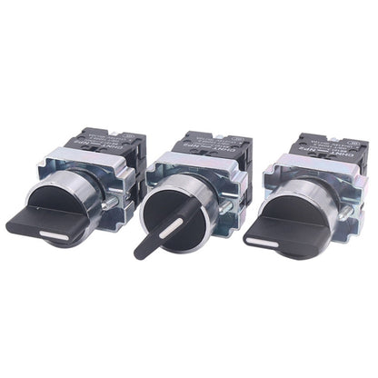 CHINT NP2-BD25 2 Gear Self-locking 1NO+1NC Power Transfer Switch Short Handle Master Knob 22mm - Car Switches by CHINT | Online Shopping UK | buy2fix