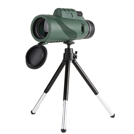 40x60 FMC Multi-layer Coated High-definition Monocular Binoculars with Holder and Tripod - Monocular Binoculars by buy2fix | Online Shopping UK | buy2fix