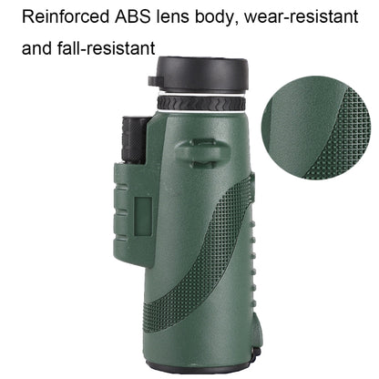 40x60 FMC Multi-layer Coated High-definition Monocular Binoculars with Holder and Tripod - Monocular Binoculars by buy2fix | Online Shopping UK | buy2fix