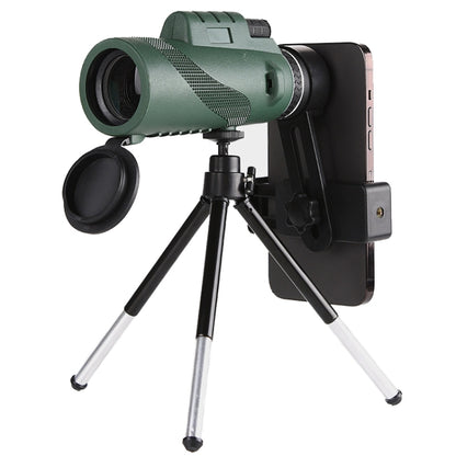 40x60 FMC Multi-layer Coated High-definition Monocular Binoculars with Holder and Tripod - Monocular Binoculars by buy2fix | Online Shopping UK | buy2fix