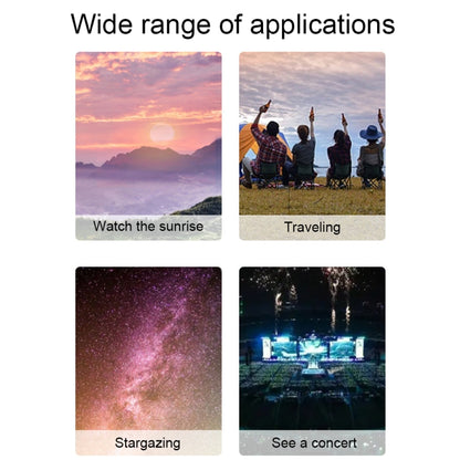 16x52 High Definition Outdoor Bird Viewing Monocular Telescope, Spec: Green Film without Bag by buy2fix