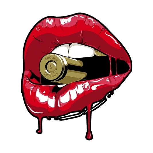 20x19cm Lip Car Stickers Body Bumper Scratch Stickers - Decorative Sticker by buy2fix | Online Shopping UK | buy2fix