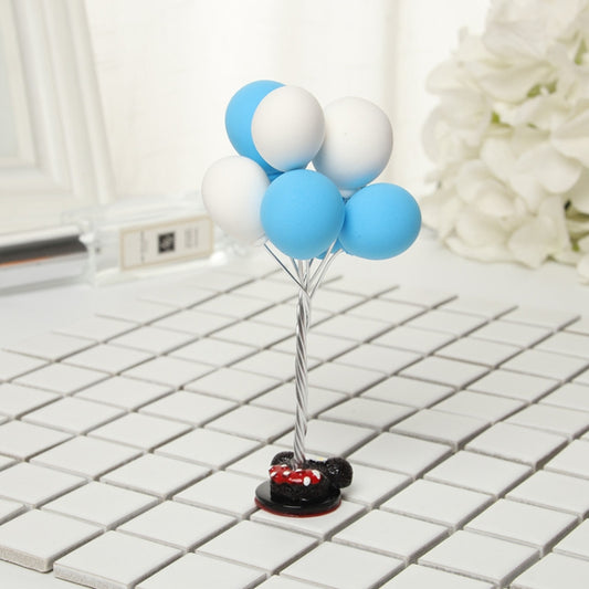 Car Ornaments Confession Balloons Cute Decorative Supplies, Color: Blue White by buy2fix