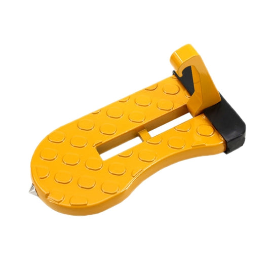 For SUV Car Assistance Getting In The Car Hook Pedal, Color: Orange with Broken Window - Foot Pedal by buy2fix | Online Shopping UK | buy2fix