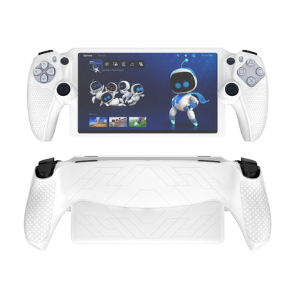 For Sony PS Portal Game Console Silicone Protective Cover Oil Spray All-Inclusive Protective Case(White) - Cases by buy2fix | Online Shopping UK | buy2fix
