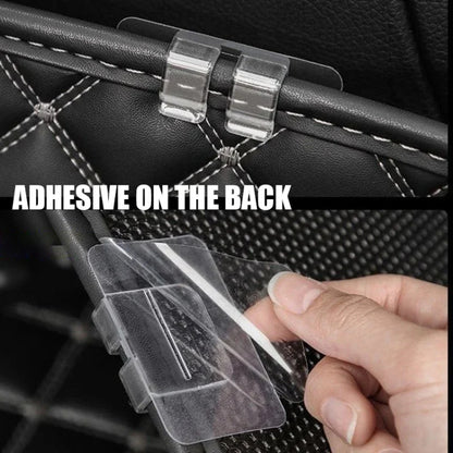 20pcs Car Floor Mats Trunk Mat Buckles Double-sided Adhesive Fixing Stickers(Transparent) by buy2fix