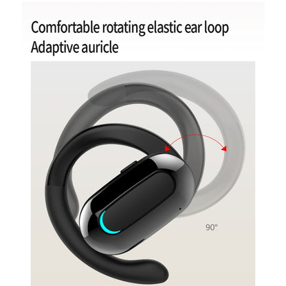M-F9 Rotatable Ear-mounted ENC Call Noise Reduction Bluetooth Stereo Sports Earphones(Pure Black) - Bluetooth Earphone by buy2fix | Online Shopping UK | buy2fix