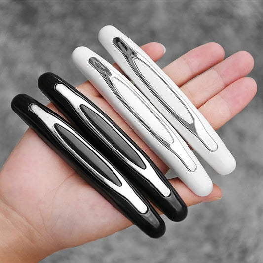 4pcs/set Car Door Anti-collision Strips Rearview Mirror Anti-scratch Stickers(White) - Anti Collision Sticker by buy2fix | Online Shopping UK | buy2fix