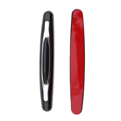4pcs/set Car Door Anti-collision Strips Rearview Mirror Anti-scratch Stickers(Black) by buy2fix