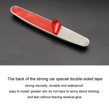 4pcs/set Car Door Anti-collision Strips Rearview Mirror Anti-scratch Stickers(Black) by buy2fix