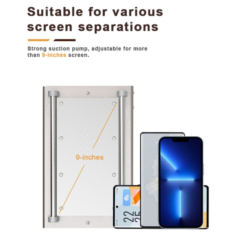 Baku BA-946+ 9 Inch 450W Phone Screen Separator With Electronic Glue Remove 110V US Plug by Baku