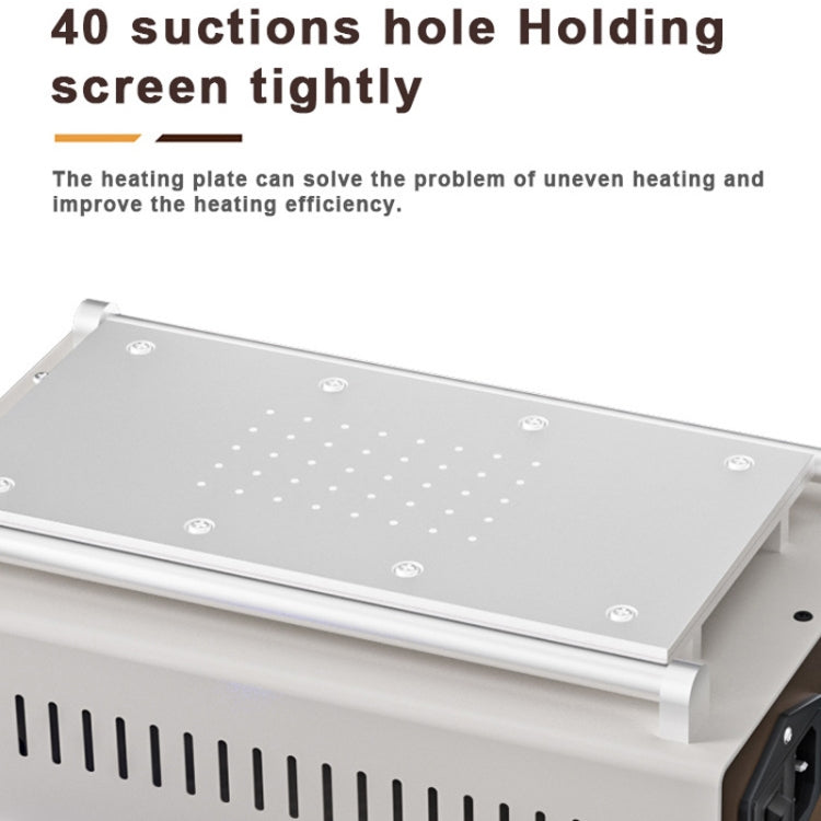 Baku BA-946+ 9 Inch 450W Phone Screen Separator With Electronic Glue Remove 110V US Plug by Baku