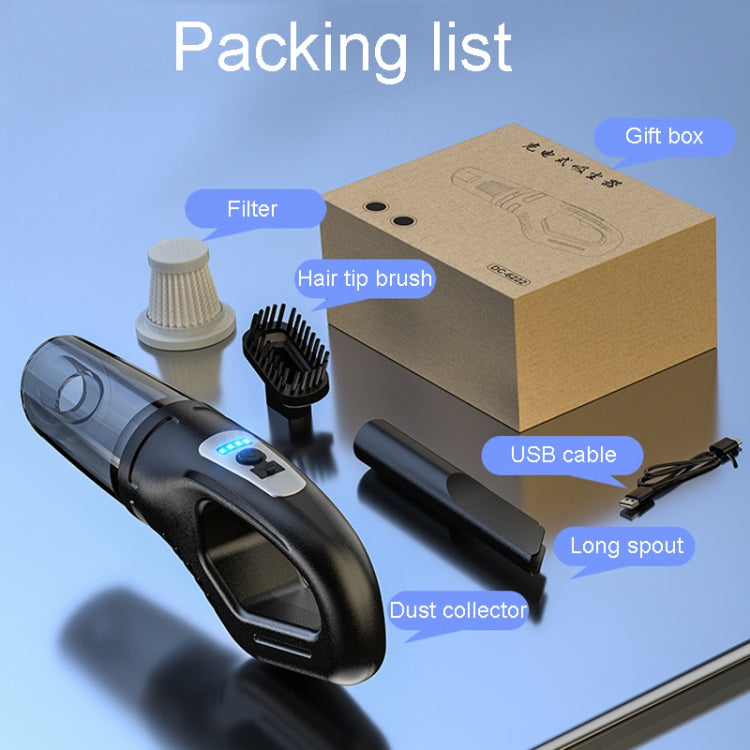 Rechargeable Small Handheld Car Dustbuster Vacuum Cleaner With Powerful Suction For Car And Home - Vacuum Cleaner by buy2fix | Online Shopping UK | buy2fix