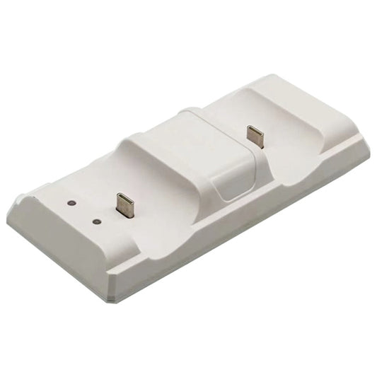 For PS5 Controller Dock Charger Gamepad Dual Port Quick Charger(White) - Charger & Power by buy2fix | Online Shopping UK | buy2fix